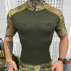 Мужская футболка CoolPass с Липучками под шевроны и Патриотическим принтом мультикам размер L - изображение 2