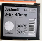 Приціл BUSHNELL LEGEND 3-9x40mm MULTI-X Чорний - зображення 6
