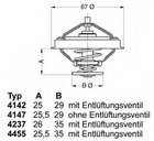 Термостат JEEP VOLVO RENAULT CITROEN FORD пр-во Wahler WAHLER (414780D)