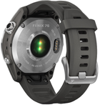 Спортивний годинник Garmin Fenix 7S Standard Edition Silver with Graphite Band (010-02539-01) - зображення 4