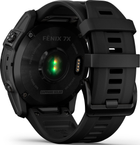 Спортивний годинник Garmin Fenix 7X Sapphire Solar Carbon Gray DLC Titanium with Black Band (010-02541-11) - зображення 4