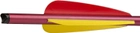 Стрела для арбалета Man Kung MK-AL20R алюминий Красная (1000083) - изображение 2