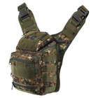 Рюкзак сумка тактична штурмова SILVER KNIGHT TY-803 розмір 25х23х10см 6л Колір: Камуфляж Marpat - зображення 3