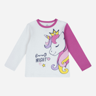 Koszulka z długim rękawem dla dzieci Chicco 09031392000000-033 80 cm Biało-różowa (8059609250479) - obraz 1