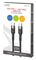 Kabel Savio CL-151 USB Typ C – USB Typ C 2 m (SAVKABELCL-151) - obraz 2