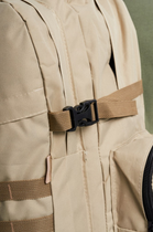 Тактический рюкзак баул Int мужской светлый бежевый с косым карманом М-35434 - изображение 4