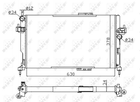 Радіатор NRF 58282A NRF (58282A)