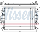 Радіатор охолоджування Nissens (620156)