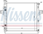 Радиатор охлаждения Nissens (61009)