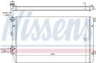 Радіатор охолоджування Nissens (65280A)