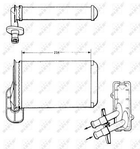 58622 NRF Радіатор опалення NRF (58622)