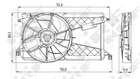 Вентилятор охлаждения радиатора NRF (47291)