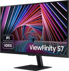 Monitor Samsung 27" ViewFinity S7 S27A700 (LS27A700NWPXEN) - obraz 4