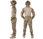 Комплект тактичний демісезонний IdoGear G3 штани ACP + сорочка UBACS + наколінники + налокітники розмір S Мультикам - зображення 5