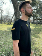 Летняя военная тактическая футболка 60 Черный - изображение 3