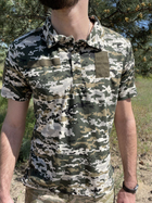 Військова тактична футболка з коротким рукавом Поло 56 Піксель - зображення 1