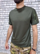 Летняя военная тактическая футболка 58 Хаки - изображение 4