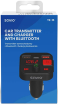 FM-transmiter Savio TR-15 z Bluetooth i ładowarką PD (5901986047889) - obraz 8