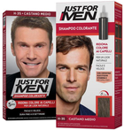 Szampon do koloryzacji włosów Just For Men Natural Black Shampoo Colouring Shampoo 30 ml (8413853404024) - obraz 1