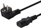 Kabel zasilający SAVIO CL-146 CEE7/7 - IEC-C13 3 m (5901986046189) - obraz 1
