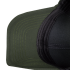 Бейсболка тактична універсальна кепка для спецслужб KOMBAT 5822 Олива TR_5822 - зображення 6