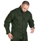 Китель тактичний польова статутна куртка для силових структур KOMBAT L Олива TR_6526L - зображення 2