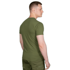 Футболка чоловіча тактична польова повсякденна футболка для спецсужб XL Зелений TR_2408XL - зображення 4