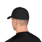 Бейсболка тактична універсальна кепка для спецслужб KOMBAT 5870 Чорний TR_5870 - зображення 3