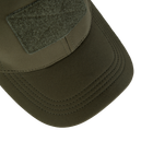 Бейсболка тактическая универсальная кепка для спецслужб CAMOTEC 5869 Олива TR_5869 - изображение 5