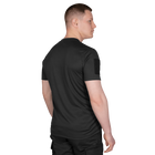 Футболка чоловіча тактична польова повсякденна футболка для спецсужб (L) Чорний TR_7094 (L) - зображення 4