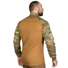 Рубашка боевая тактическая дышащая рубашка для специальных подразделений UBACS XL Multicam/Койот TR_7047(XL) - изображение 4