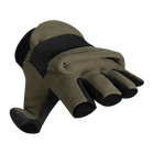 Рукавички тактичні польові універсальні рукавиці для мисливців та силових структур M Оліва TR_6606M - зображення 2
