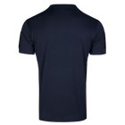 Футболка тактична чоловіча літня повсякденна футболка для силових структур L Синій TR_5914L - зображення 4