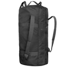 Баул тактичний універсальний військова сумка з горизонтальним завантаженням KOMBAT 100л 7066 Чорний TR_7066 - зображення 1