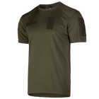 Футболка мужская тактическая полевая повседневная футболка для спецсужб XXXL Олива TR_5864XXXL - изображение 2