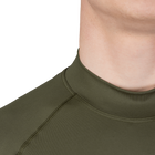 Чоловічий лонгслів тактова чоловіча футболка з довгим рукавом для силових структур M Оліва TR_7065M - зображення 7