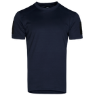 Футболка чоловіча тактична польова повсякденна футболка для спецсужб XL Синій TR_5914XL - зображення 9