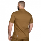 Поло футболка тактическая полевая повседневная футболка для силовых структур M Койот TR_2347M - изображение 4