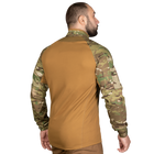 Рубашка боевая тактическая дышащая рубашка для специальных подразделений UBACS M Multicam/Койот TR_7082 (M) - изображение 4