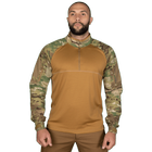 Рубашка боевая тактическая дышащая рубашка для специальных подразделений UBACS XL Multicam/Койот TR_7131(XL) - изображение 2