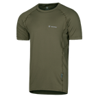Футболка мужская тактическая полевая повседневная футболка для спецсужб (XL) Олива TR_7099 (XL) - изображение 1