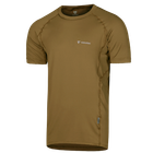 Футболка мужская тактическая полевая повседневная футболка для спецсужб (L) Койот TR_7137 (L) - изображение 1