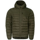 Пуховик легкий тактический стебанная куртка эргономического кроя S Олива TR_2460S - изображение 1