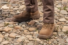 Берцы тактические. Мужские ультралёгкие боєвые ботинки Maxsteel Hi-legs Coyote 45 (297мм) коричневые - изображение 4