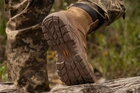 Берцы тактические. Мужские ультралёгкие боєвые ботинки Maxsteel Hi-legs Coyote 45 (297мм) коричневые - изображение 6