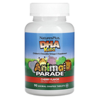Риб'ячий жир для дітей, DHA for Kids, nature's Plus, Animal Parade, вишневий смак, 90 жувальних цукерок (NAP-29999)