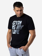 Футболка чоловіча TREC WEAR 125 GYM IS MY LIFE XL Чорна (5902114050016) - зображення 1