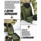 Штурмовой военный рюкзак на 25 литров цвета хаки - изображение 5