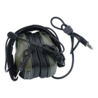 Активні навушники тактичні Earmor М32 з гарнітурою олива - зображення 5