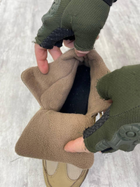 Зимние мужские Ботинки на резиновой подошве / Утепленные водонепроницаемые Берцы койот размер 46 - изображение 4